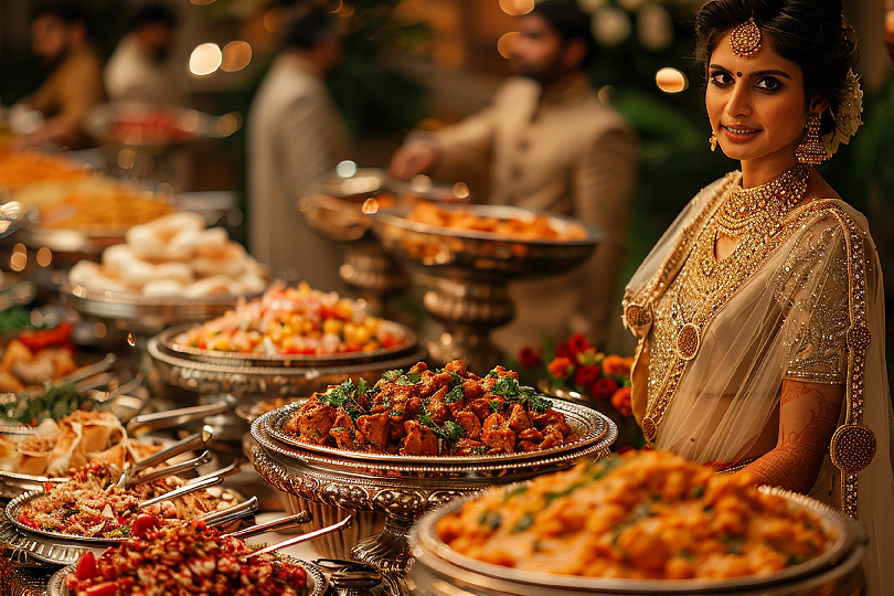 The alchemy of the elite wedding buffet evolving from service to visual stage