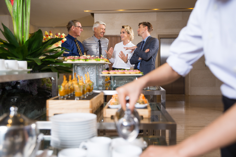 High velocity hospitality and mastering exhibition catering services and VIP lounge hospitality