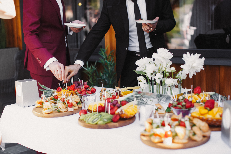 Corporate milestones and high volume corporate gala food management